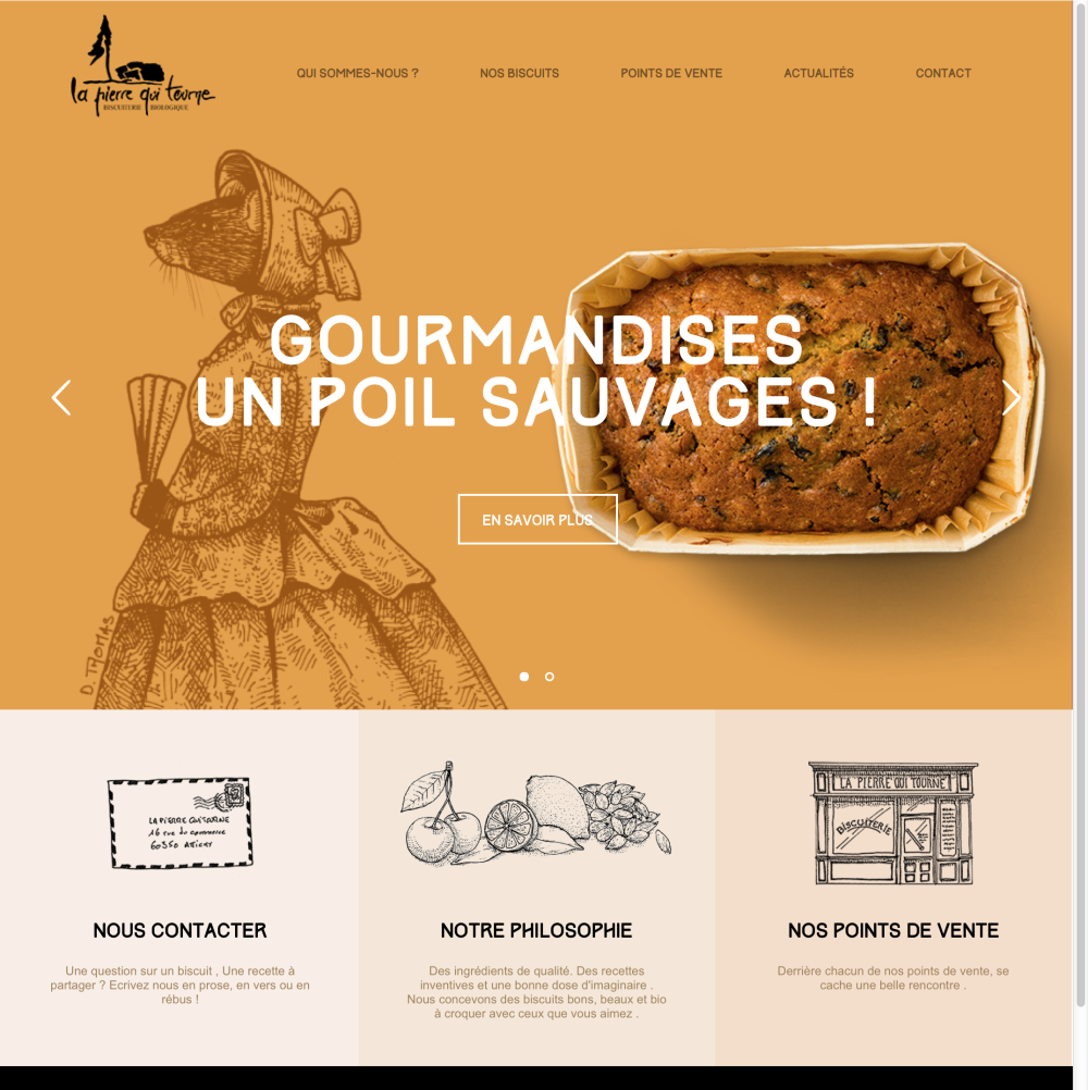 La Pierre qui tourne - Biscuiterie bio en Picardie