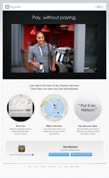 Square - Card Case - Tabs