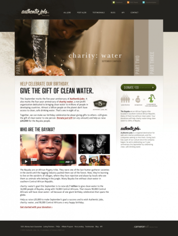 Authentic Jobs - Five-Year Anniversary