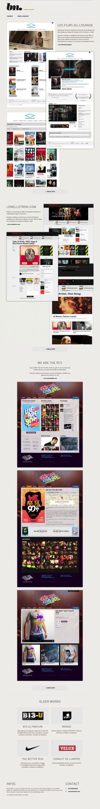 Bertrand Niquel - interactive direction