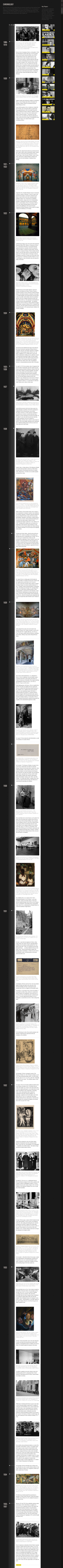 Chronology Murals for The Museum of Modern Art