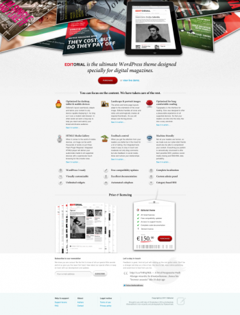 Editorial Wordpress Theme