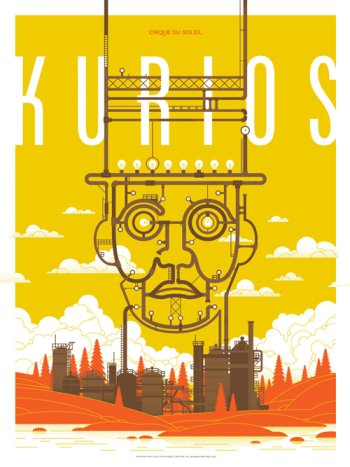 Kurios poster - Cirque du Soleil - Invisible Creature