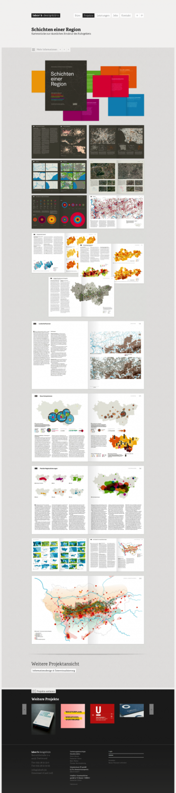 Schichten einer Region - labor b designburo