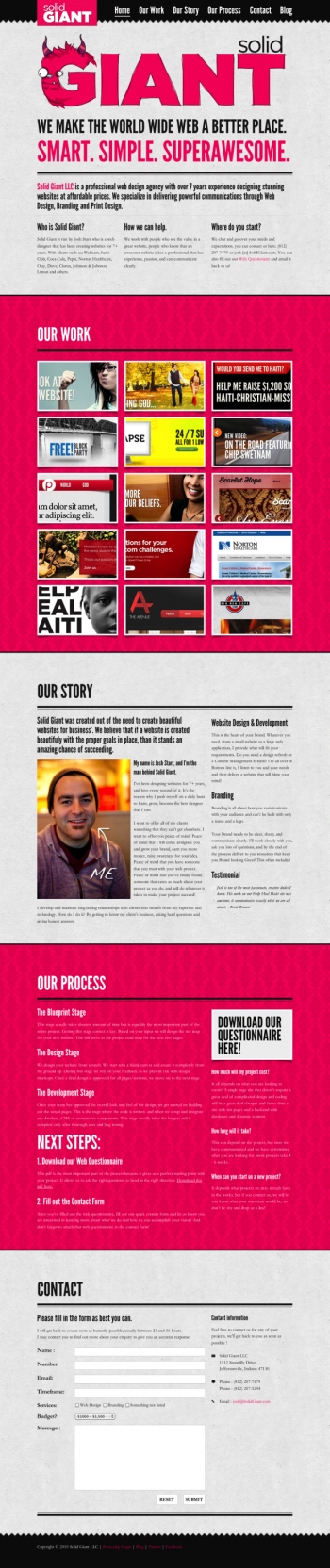 Solid Giant Web Design