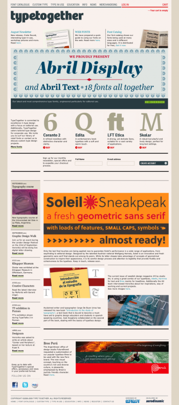 Type Together : High quality fonts and custom type design